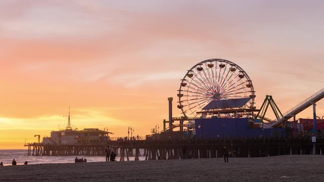 Santa Monica Sunset Timelapse