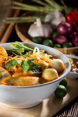  traditional curry spicy noodle soup
