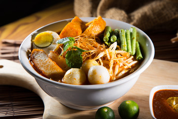  traditional curry spicy noodle soup