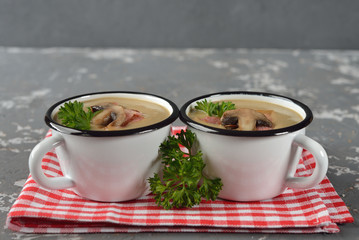 Mushroom cream soup