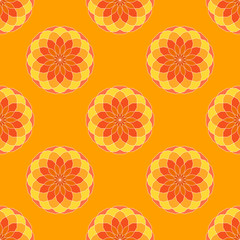 Seamless color pattern. Circles vector pattern.