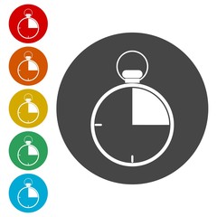 
    Clock vector icon