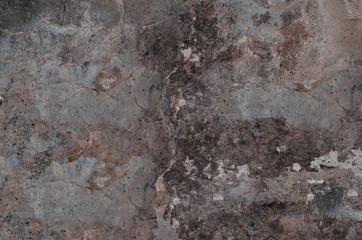old spotty stained concrete wall texture background. gray color