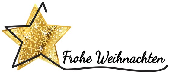 Fototapeta premium Frohe Weihnachten