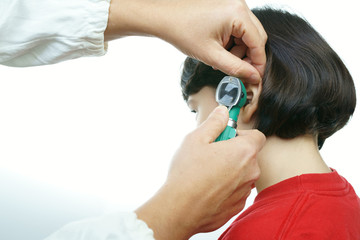 Fototapeta premium Examining Ear