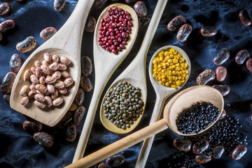 Linsen,Bohnen,Hülsenfrüchte