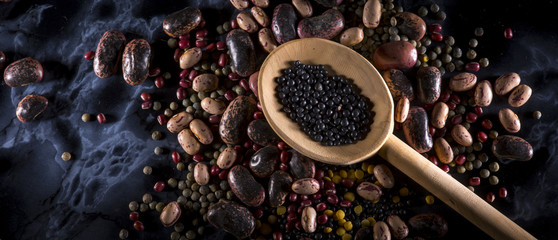 Linsen,Bohnen,Hülsenfrüchte