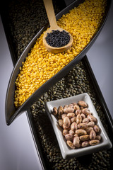 Linsen,Bohnen,Hülsenfrüchte