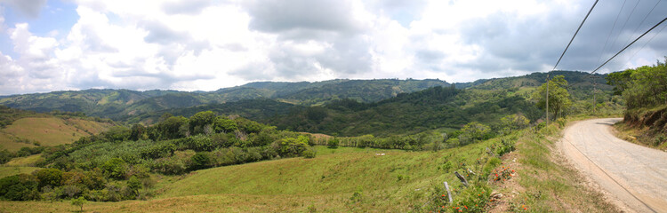 Fototapeta premium Paysage monteverde piste 606