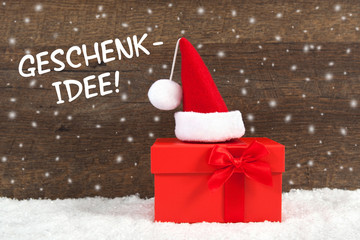 Geschenkidee-Weihnachtlicher Hintergrund