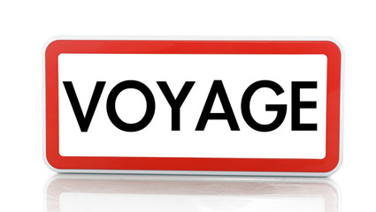 Panneau VOYAGE