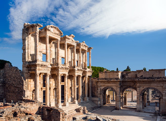 Fototapeta premium Celsus Library in Ephesus, Turkey