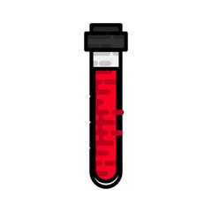 Medical flat icon. Test-tube