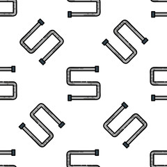 Water Pipes flat icon pattern