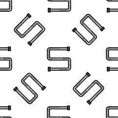 Water Pipes flat icon pattern