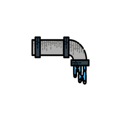 Water Pipes flat icon