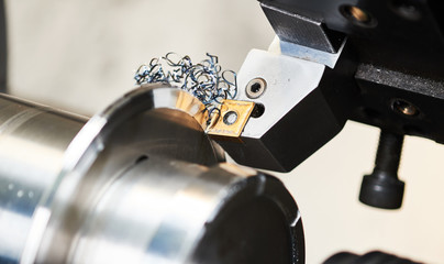 cutting tool at mechanical turning metal working