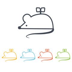 clockwork mouse icon