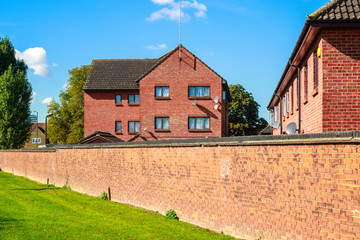 English red brick block of flats