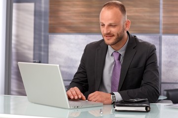 Businessman working