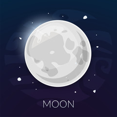 Moon vector illustration