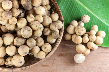 Lansium parasiticum or Longkong fruit