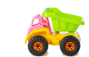 Plastic toy truck