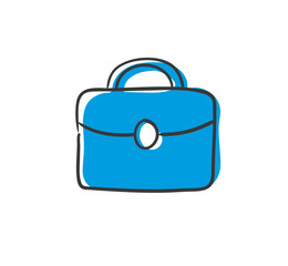 Stick Figure Series Icon / Aktentasche