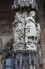 Fototapeta na wymiar Gotische Figuren
