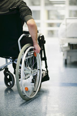 Rollstuhl in der Klinik