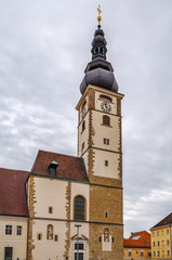 The baroque cathedral, Sankt Polten, Austria