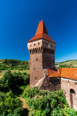 The Hunyad Castle. Medieval Gothic-Renaissance castle in Hunedoara (Transylvania). Romania