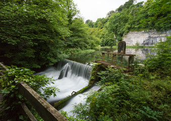 Cressbrook Weir from the Foot Bridge
