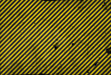 Fototapeta premium Black and yellow diagonal lines in grunge style