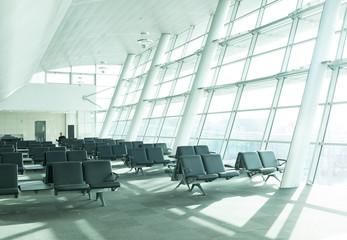 Large light white window modern background