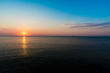 Amazing sunrise,Olimp,black sea,Romania - obrazy, fototapety, plakaty