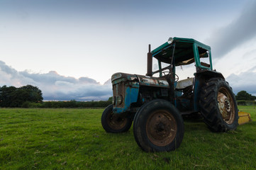 Tractor in a Field