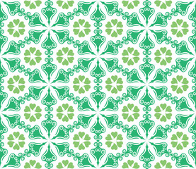 Traditional floral pattern.