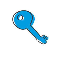 Stick Figure Series Icon / Schlüssel