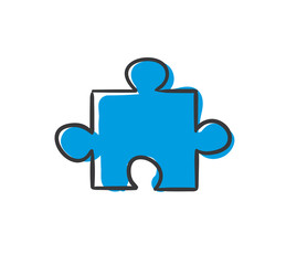 Stick Figure Series Icon / Puzzle