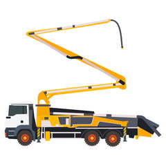 flat concrete pump