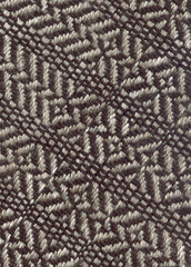 Handwoven fabric with geometric pattern