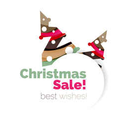 Christmas and New Year promotion banner design