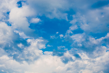 Clouds at the evening