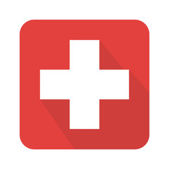 First aid flat design icon