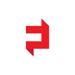 Letter F logo