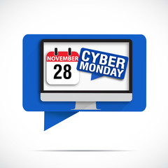 écran bulle : cyber monday 28 novembre