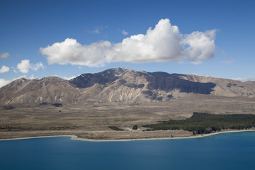 Fototapeta na wymiar Lake Tekapo landscape