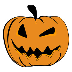 Fototapeta premium Halloween pumpkin 