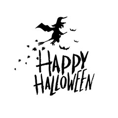 Art card for Happy Halloween.Design template for flyers, posters